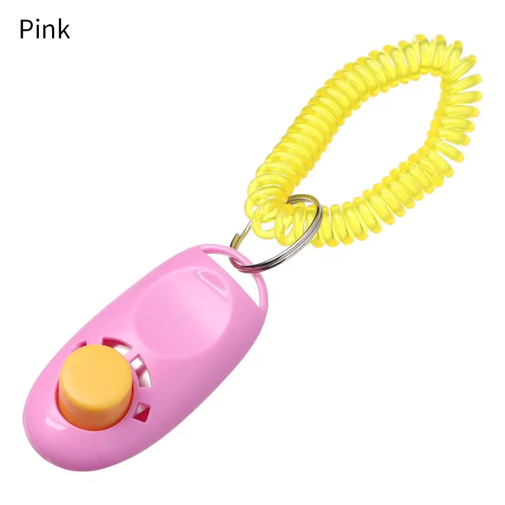 Dog Training Clicker Dog Clicker Adjustable Sound Key Chain and Wrist Strap Dog Accessories Pet Dog Supplies