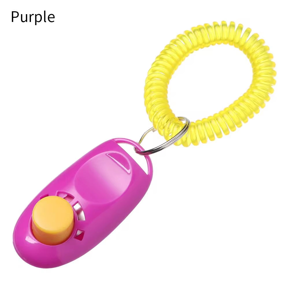 Dog Training Clicker Dog Clicker Adjustable Sound Key Chain and Wrist Strap Dog Accessories Pet Dog Supplies