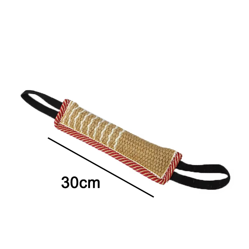 Dog Training Bite Tug Pillow Sleeve with 2 Rope Handles for Training Malinois German Shepherd Rottweiler Durable Pet Chewing Toy