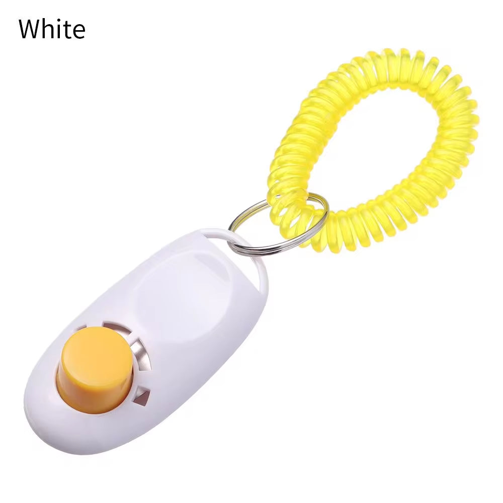 Dog Training Clicker Dog Clicker Adjustable Sound Key Chain and Wrist Strap Dog Accessories Pet Dog Supplies