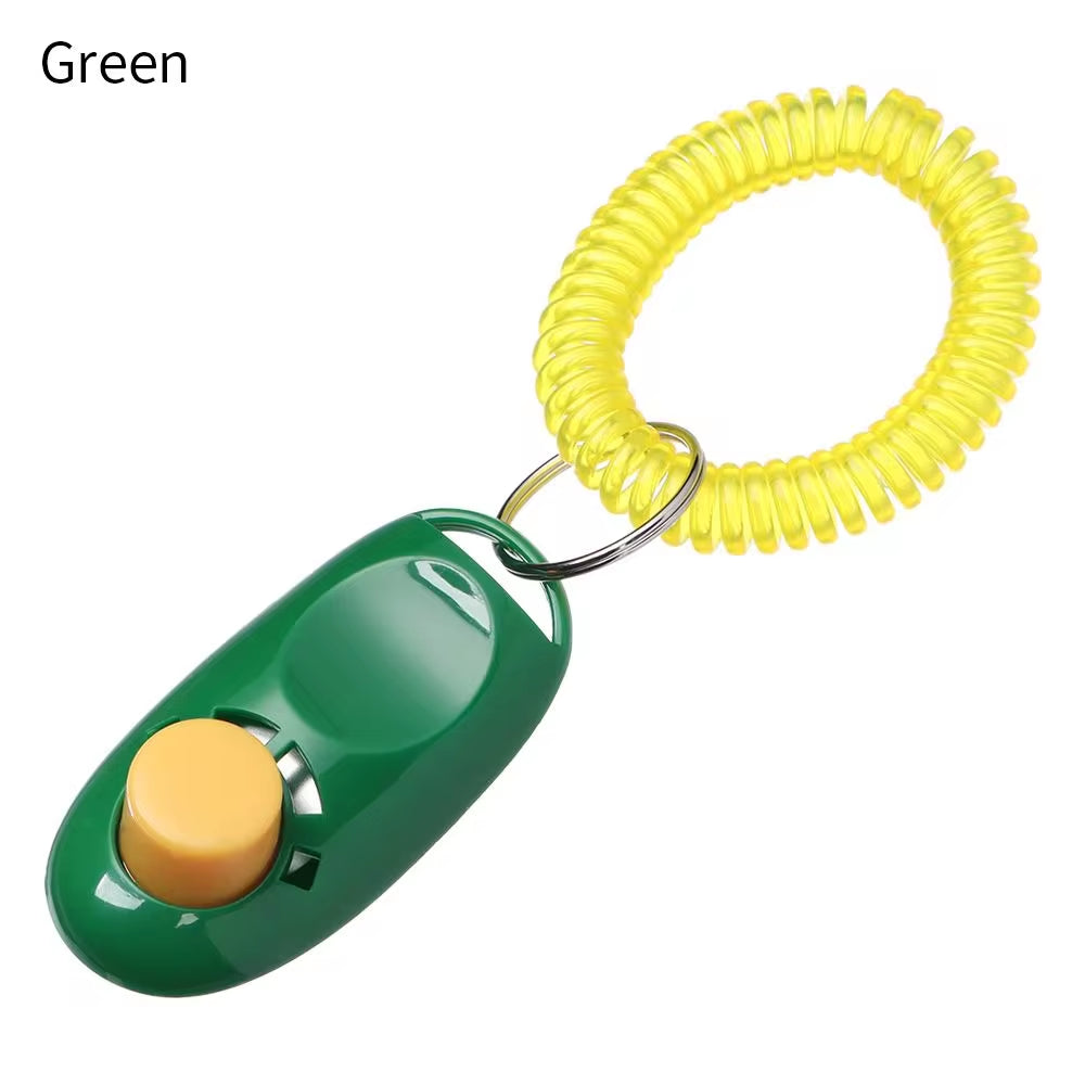 Dog Training Clicker Dog Clicker Adjustable Sound Key Chain and Wrist Strap Dog Accessories Pet Dog Supplies