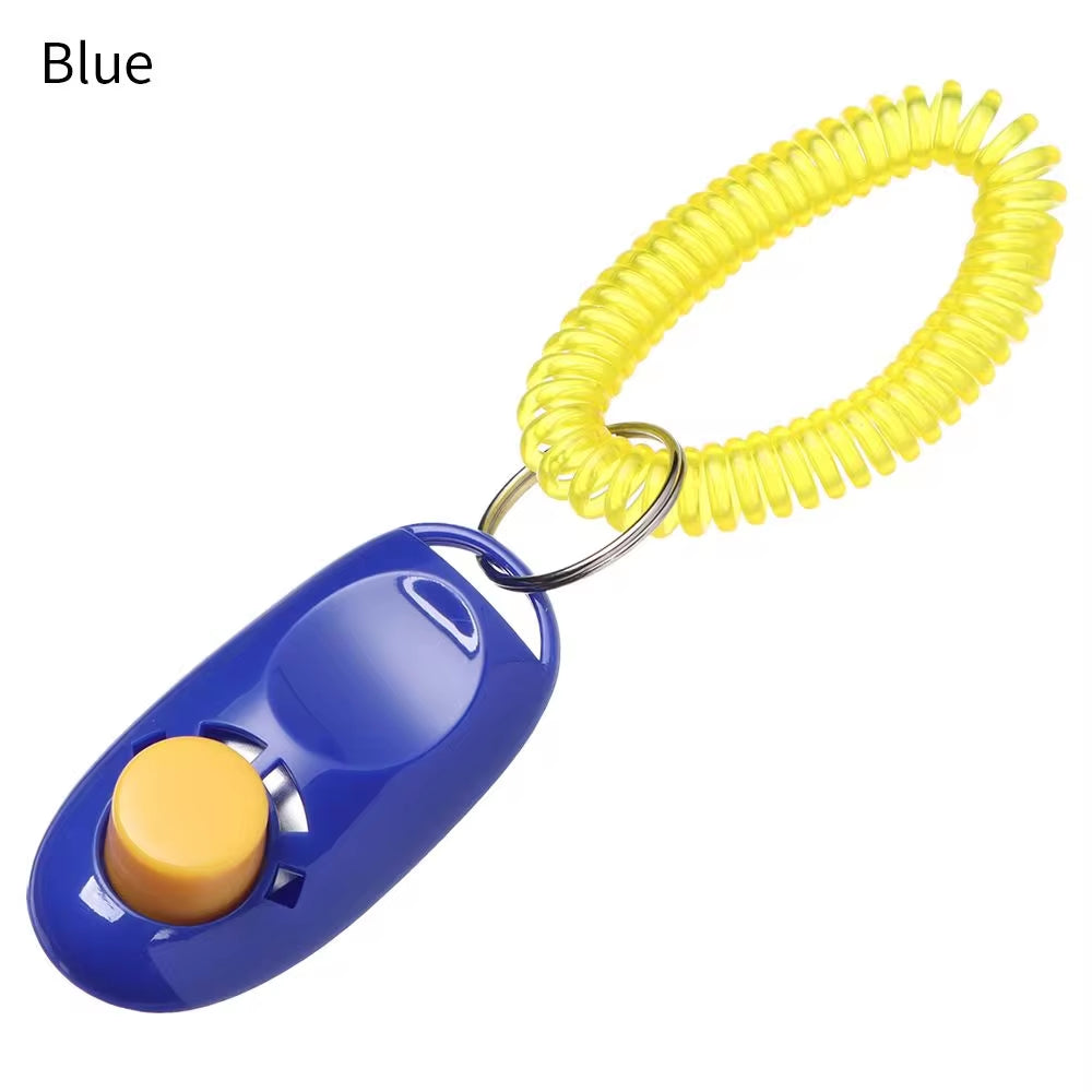 Dog Training Clicker Dog Clicker Adjustable Sound Key Chain and Wrist Strap Dog Accessories Pet Dog Supplies