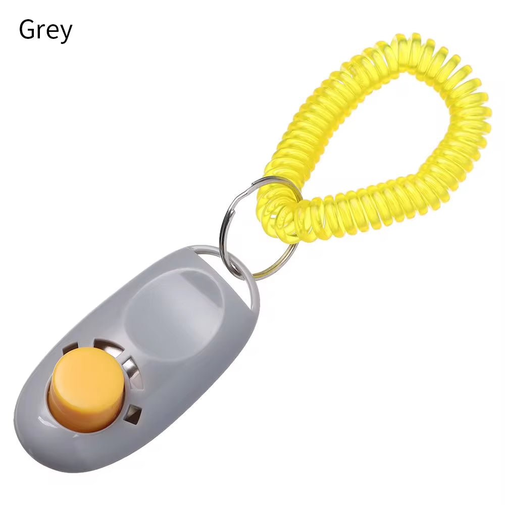 Dog Training Clicker Dog Clicker Adjustable Sound Key Chain and Wrist Strap Dog Accessories Pet Dog Supplies