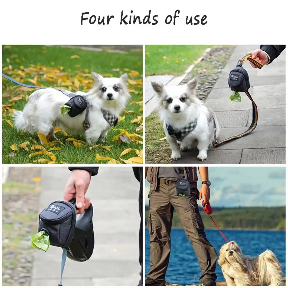 Portable Training Treat Outdoor Pet Dog Treat Pouch Puppy Snack Reward Waist Bag Poop Bag Dog Carriers Bags
