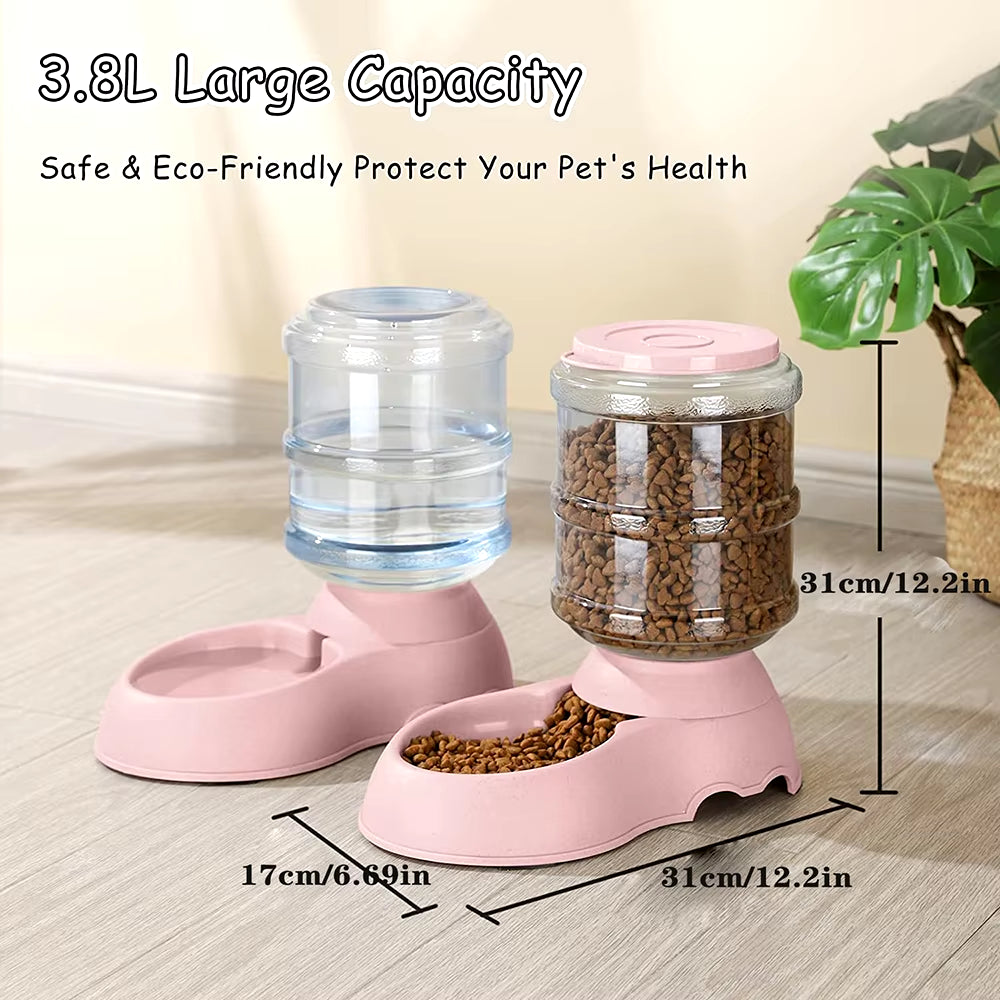 Automatic Water Dispenser Large Capacity Pet Feeder Small Dog Food Bowl Cat Feeder Drinking Bowl Pet Feeding Drinker Water Bowl