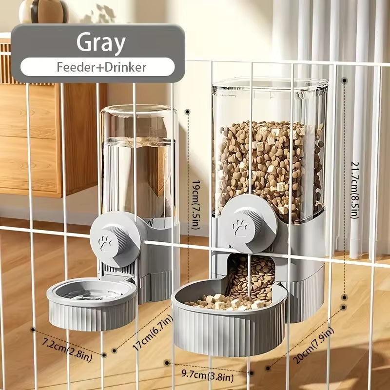 Suit Pet Hanging Water Dispenser Cat Automatic Feeder Dog Hanging Cage Drinking Water and Eating Supplies Cat Bowl Dog Food Bowl