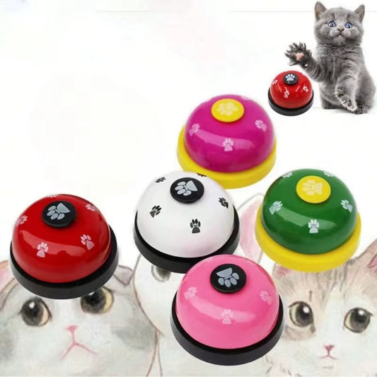 Pet Call Bell Dog Toys IQ Training Dog Cat Feeding Ringer Educational Pets Toys Interactive Bell Eating Food Feeder Pet Supplies