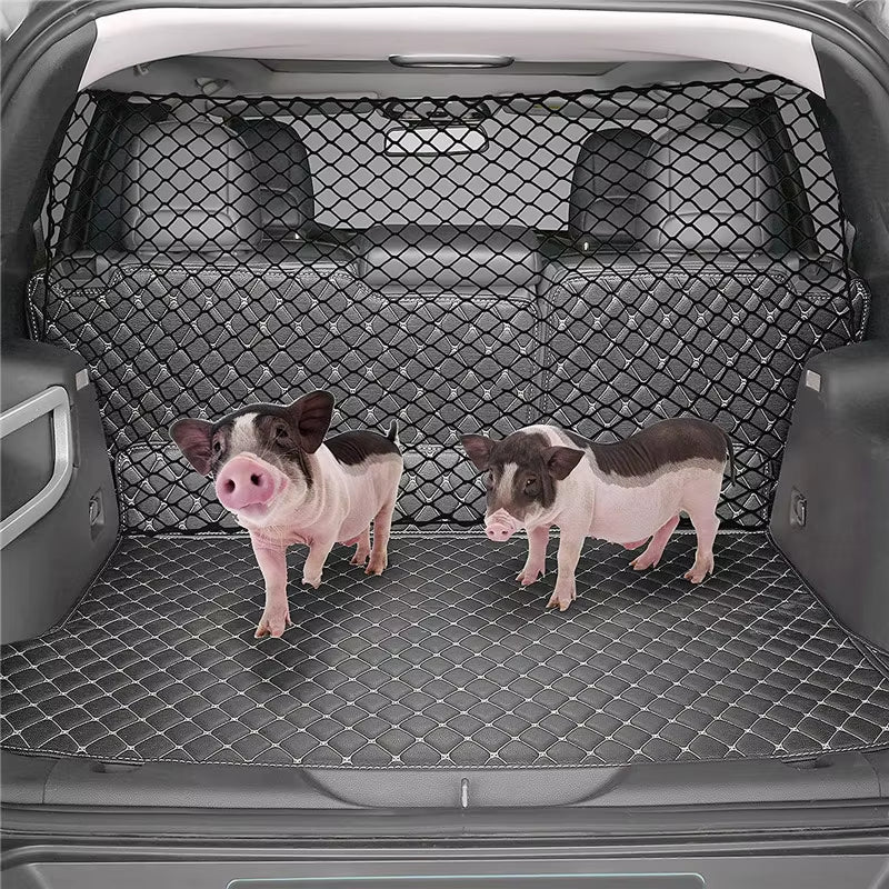 Dog Carrier Barrier Trunk Barrier for Dogs Travel Accessories Dog Protection Net Car Pet Carrier for Hatchback SUV Mesh Safe Net