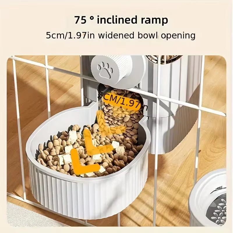 Suit Pet Hanging Water Dispenser Cat Automatic Feeder Dog Hanging Cage Drinking Water and Eating Supplies Cat Bowl Dog Food Bowl