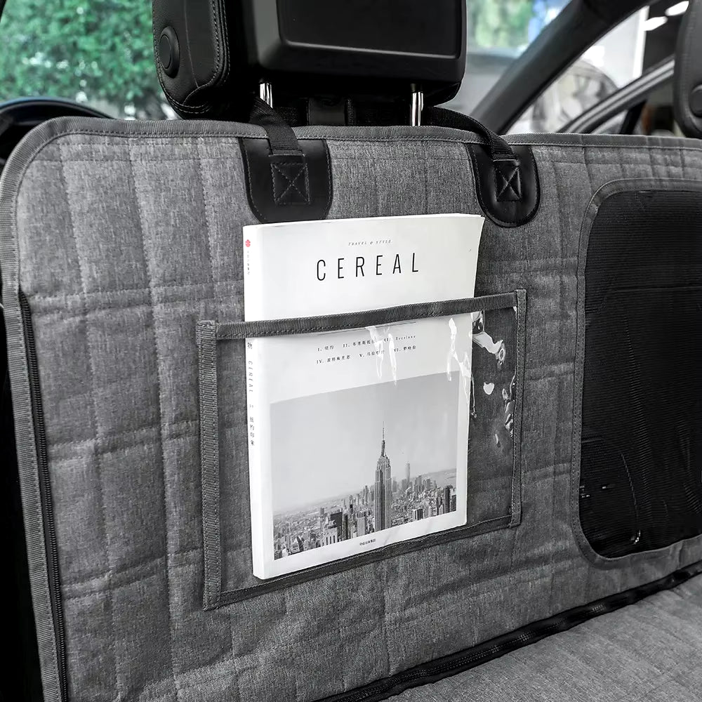 Dog Car Seat Cover Waterproof Travel Carrier Hammock against Dirt Car Rear Back Seat Protector Mat Pet Safety Anti-Slip Cushion