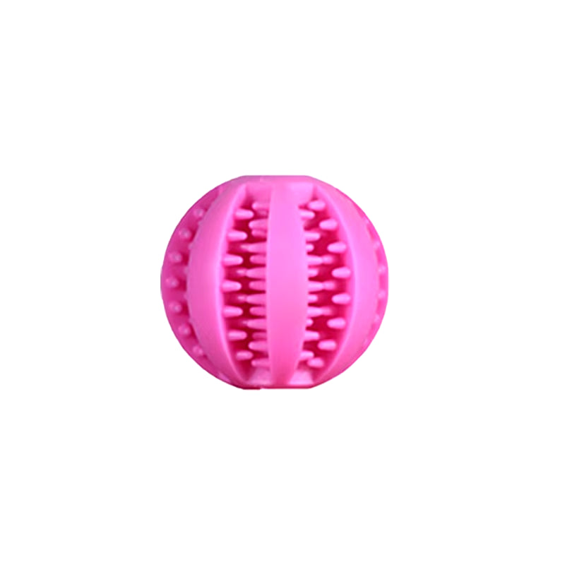 New Pet Dog Toy Interactive Rubber Balls for Small Large Dogs Puppy Cat Chewing Toys Pet Tooth Cleaning Indestructible Dog Ball