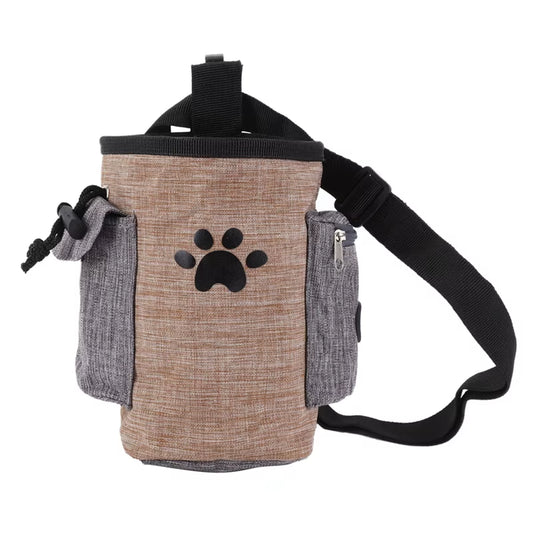 Dog Treat Pouch Dog Training Pouch Bag with Waist Shoulder Strap Poop Bag Dispenser Treat Training Bag for Treats Pet Toys