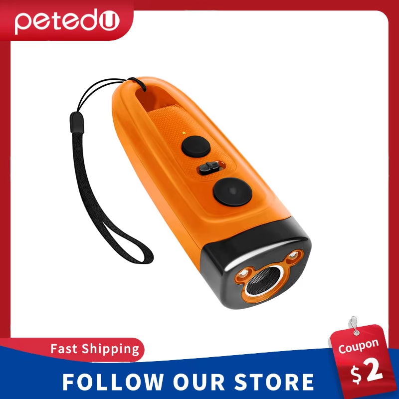 Dog Repeller Ultrasonic Deterrent Device anti Barking Stop Bark Control Dog Behaviors Correct Training Device Lightweight