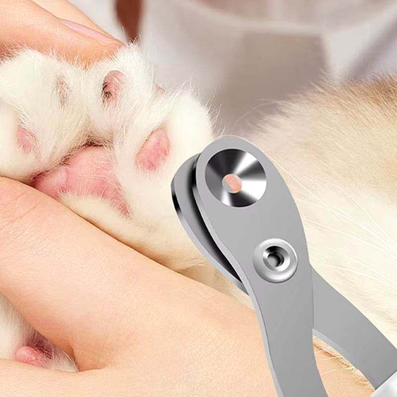 Circular Hole Cat Nail Scissors Professional Pet Dog Nail Clippers Toe Claw Trimmer Pet Grooming Supplies Products for Small Dog