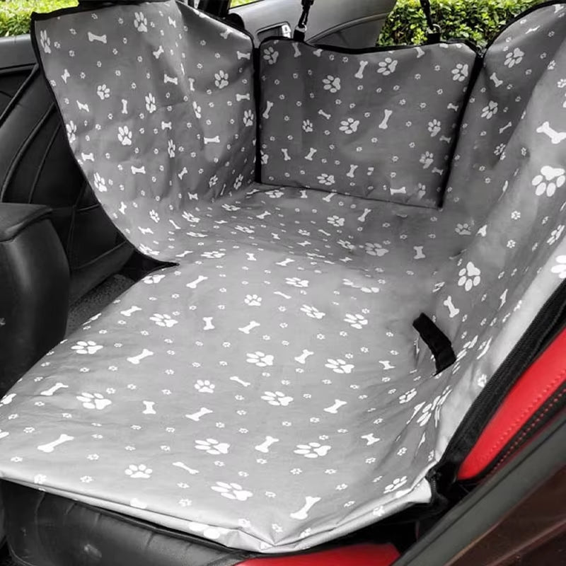Dog Carriers Waterproof Rear Back Pet Dog Car Seat Cover Mats Hammock Protector with Safety Belt Transportin Perro
