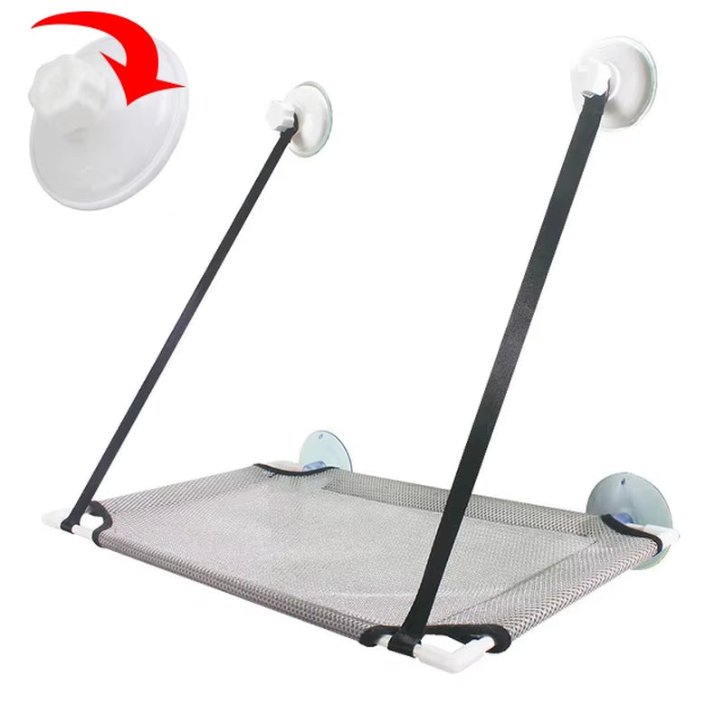 Cat Hammock Window Bed Kitten Sunny Seat Hanging Mount Beds Cat Sofa Playing Double-Decker Tunnels Suction Cup Wall Pet Hanging