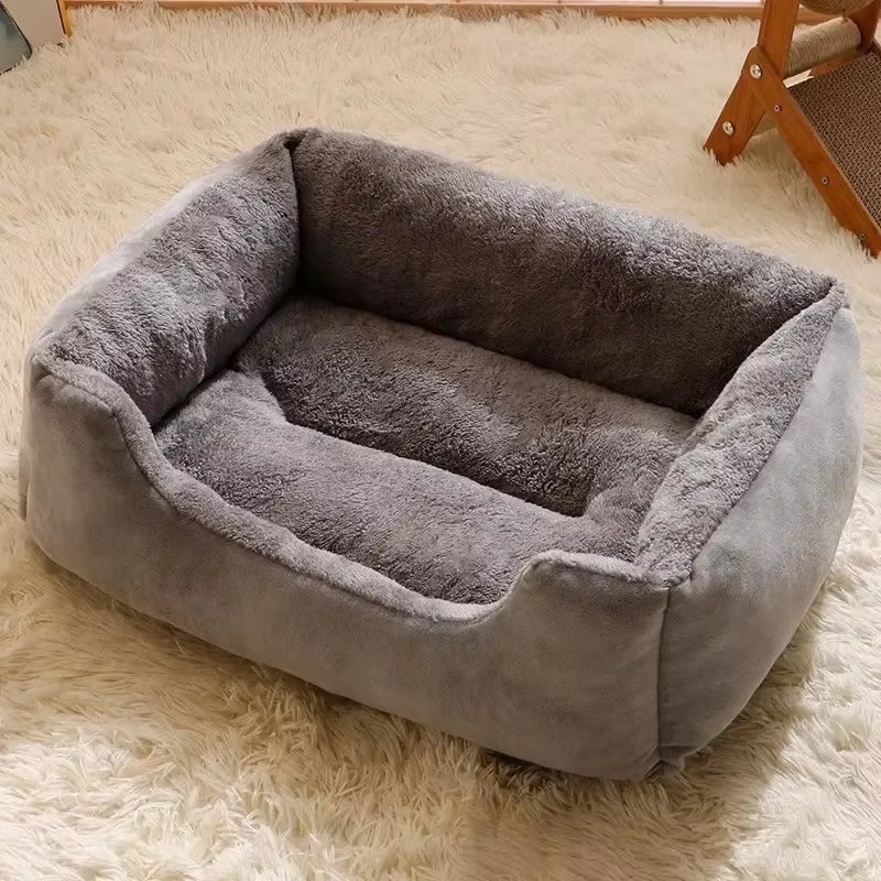 Bed for Cats Dogs Warm Thickened Cat Bed Kitten Cushions Dog Houses Cat Dog Sleeping Nest Pet Mattress