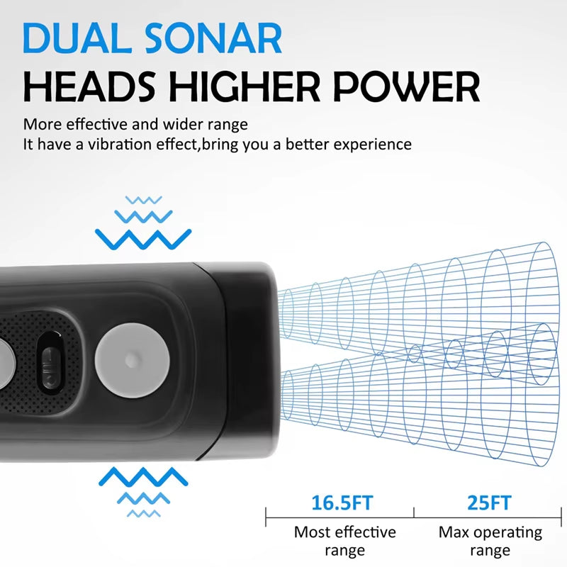 Dog Repeller Ultrasonic Deterrent Device anti Barking Stop Bark Control Dog Behaviors Correct Training Device Lightweight