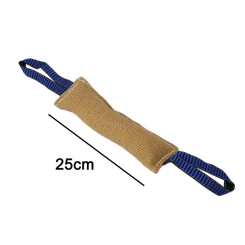 Dog Training Bite Tug Pillow Sleeve with 2 Rope Handles for Training Malinois German Shepherd Rottweiler Durable Pet Chewing Toy
