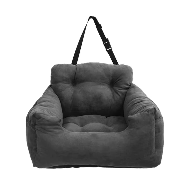 Pet Car Seat for Large Medium Dogs Washable Dog Car Seat Detachable Dog Bed Car Back Seat Travel Carrier Bed Cats Sofa Cushion