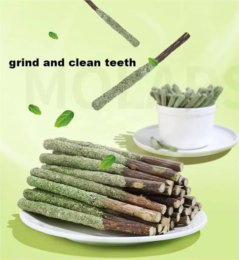 6 Natural Cat Sticks, Mint Scratching and Biting Excitement Sticks, Silver Vine Cat Teeth Cleaning and Treatment,Cat Toys