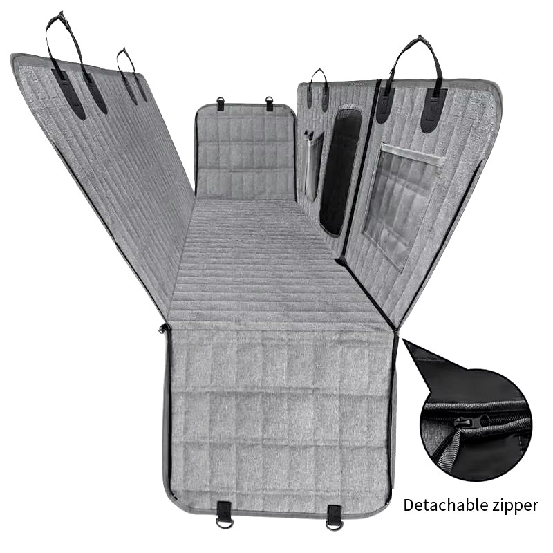 Dog Car Seat Cover Waterproof Travel Carrier Hammock against Dirt Car Rear Back Seat Protector Mat Pet Safety Anti-Slip Cushion