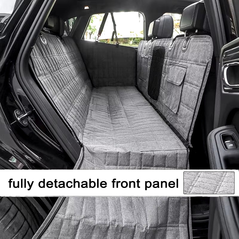 Dog Car Seat Cover Waterproof Travel Carrier Hammock against Dirt Car Rear Back Seat Protector Mat Pet Safety Anti-Slip Cushion