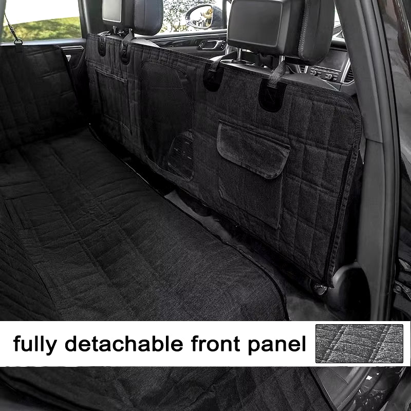 Dog Car Seat Cover Waterproof Travel Carrier Hammock against Dirt Car Rear Back Seat Protector Mat Pet Safety Anti-Slip Cushion