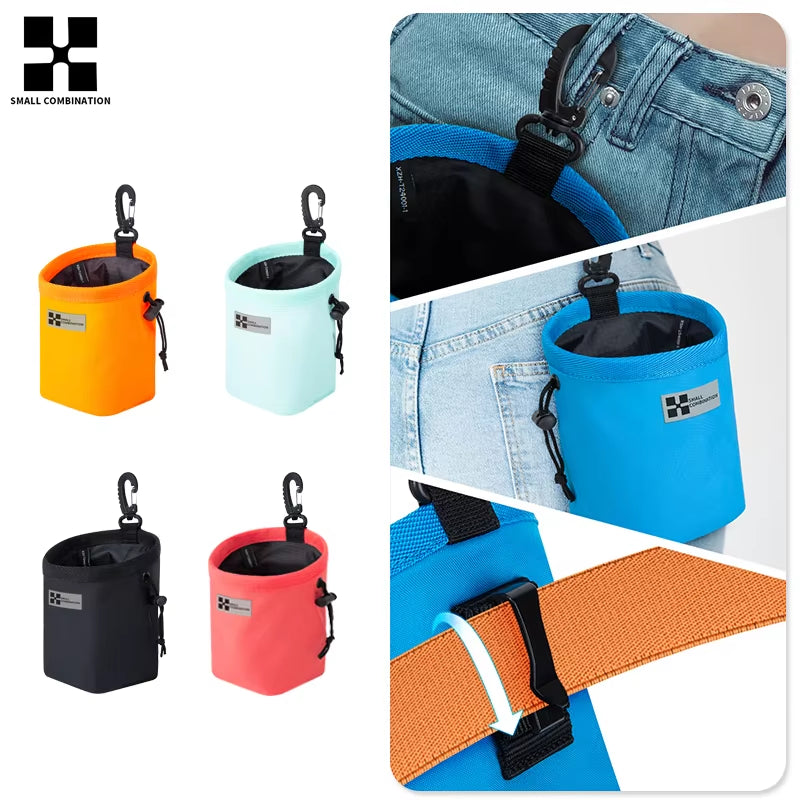 Portable Dog Training Snack Bag Puppy Dog Snack Bag for Leash Outdoor Pet Snacks Awards Waist Bag XZH-T24001-1