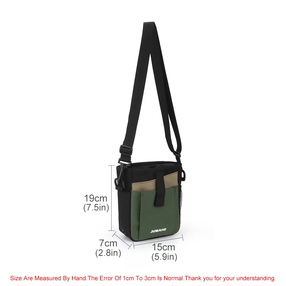 Fashion Pet Training Shoulder Bag Dog Snack Pocket Portable Pet Poop Pouch Outdoor Storage Supplies Large Capacity