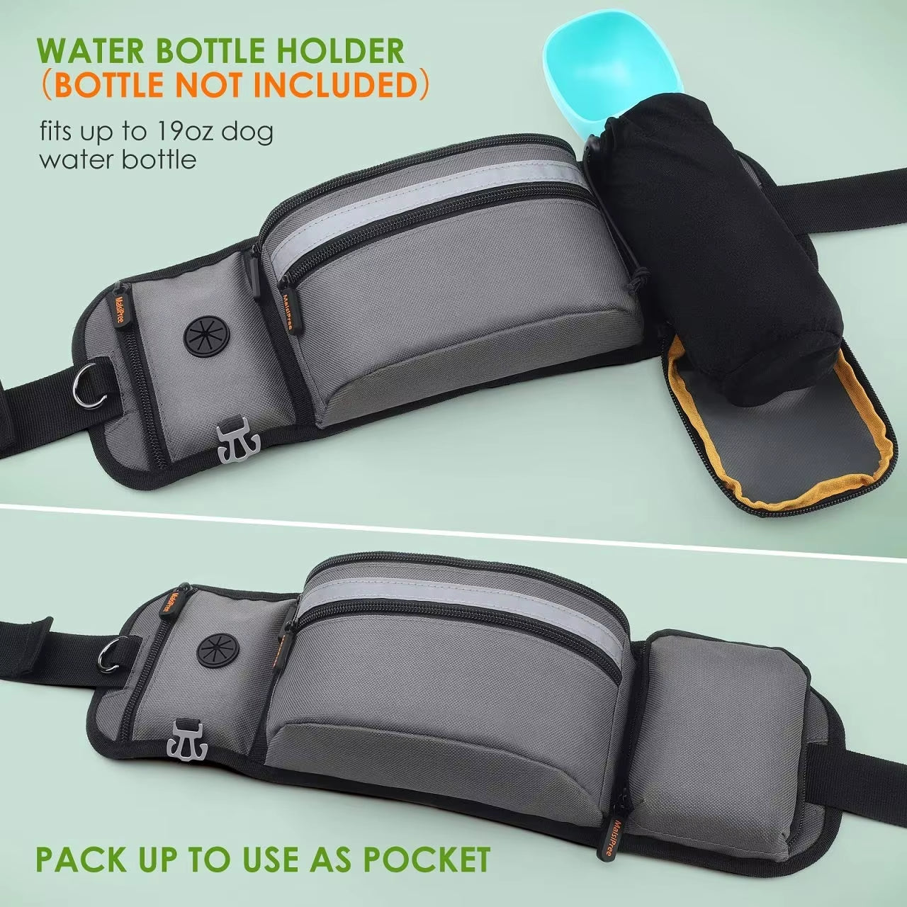 Dog Treat Pouch for Training Outdoor Dog Treat Pouch Training Feeding Bag Large Capacity Pet Trainer Reward Waist Bag Dog Supply