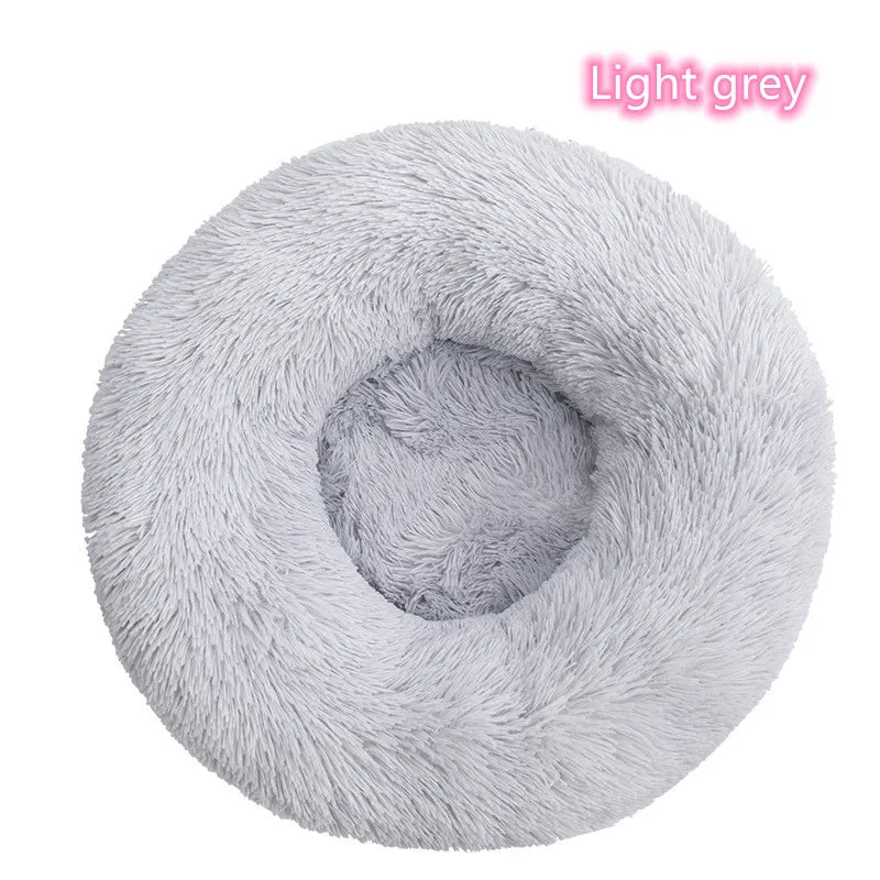 Super Soft Pet Cat Bed Plush Full Size Washable Calm Bed Donut Bed Comfortable Sleeping Artifact Suitable for All Kinds of Cats