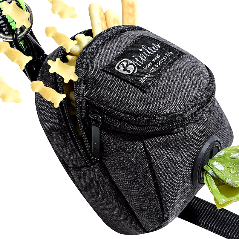 Pet Dog Treat Pouch Poop Dispenser Portable Multifunction Dog Training Bag Outdoor Travel Dog Bag Durable Pet Accessories