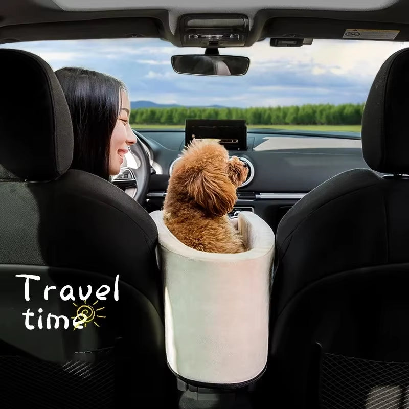 Puppy Dog Car Seat Travel Central Control Portable Pet Carrier for Small Dogs Chihuahua Teddy Cats Car Transport Dog Accessories