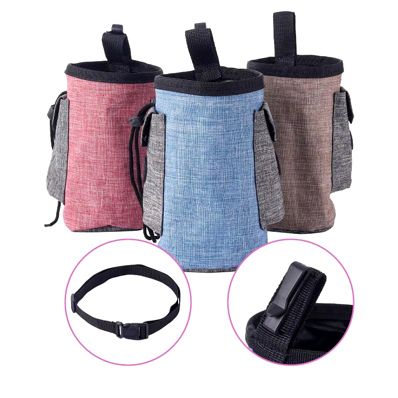 Pet Dog Puppy Training Treat Snack Bait Pet Feed Pocket Pouch Obedience Agility Pouch Food Bag Pocket Snack Reward Waist Bag