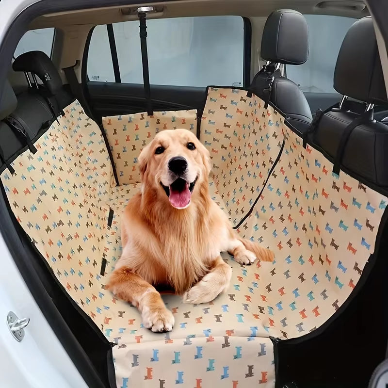 Dog Carriers Waterproof Rear Back Pet Dog Car Seat Cover Mats Hammock Protector with Safety Belt Transportin Perro