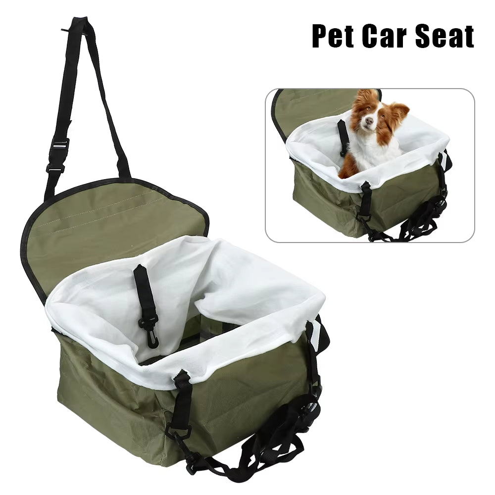 House Puppy Bag Car Travel Accessories Folding Car Seat Pad Waterproof Dog Seat Bag Basket Safe Carry Pet Dog Carrier 2 in 1