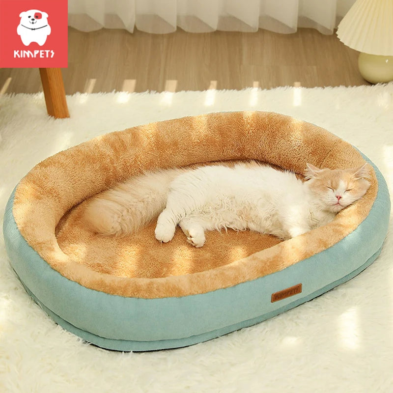 Cat Bed Dog Pet Bed Kennel Non-Slip Winter Warm Small Dog Kennel Sleeping Removed Washed Soft Puppy Cushion Cat Supplies