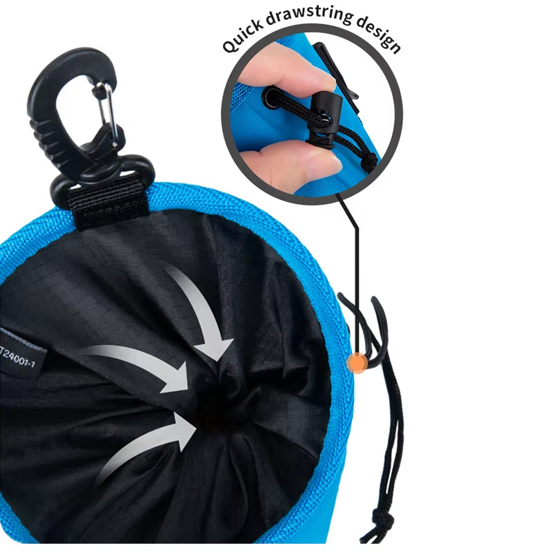 Portable Dog Training Snack Bag Puppy Dog Snack Bag for Leash Outdoor Pet Snacks Awards Waist Bag XZH-T24001-1