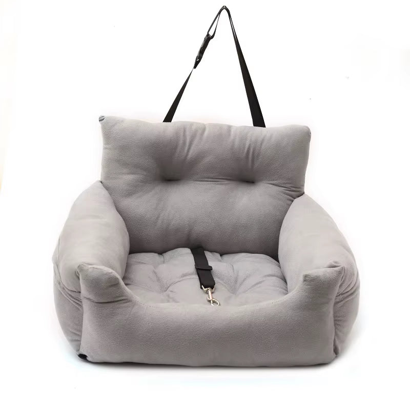 Pet Car Seat for Large Medium Dogs Washable Dog Car Seat Detachable Dog Bed Car Back Seat Travel Carrier Bed Cats Sofa Cushion