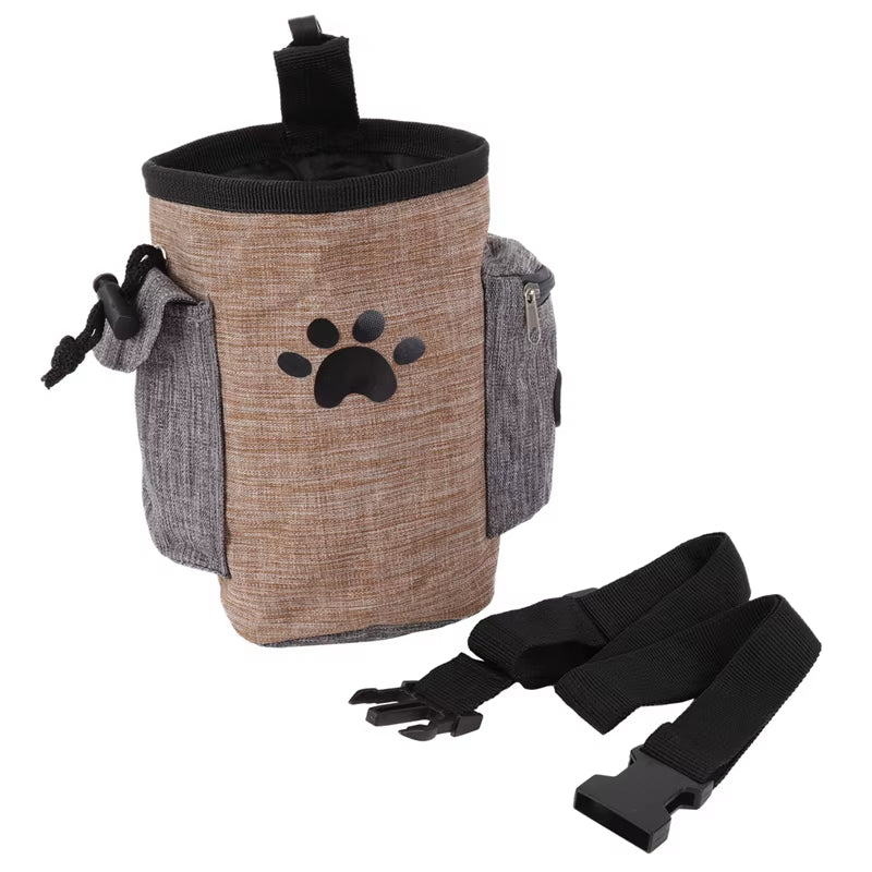 Dog Treat Pouch Dog Training Pouch Bag with Waist Shoulder Strap Poop Bag Dispenser Treat Training Bag for Treats Pet Toys
