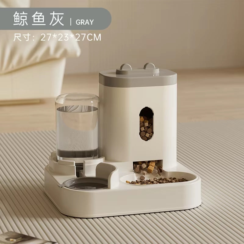 New Automatic Cat Feeding Water Feeder Dog Bowl Cat Basin Universal Water Dispenser Cat Bowl Pet Supplies Cross-Border