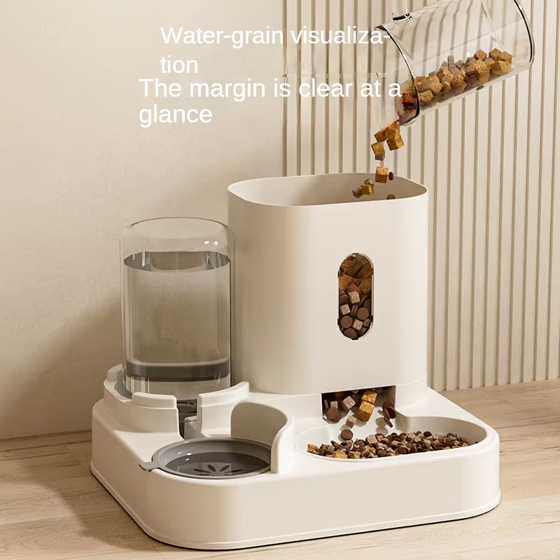 New Automatic Cat Feeding Water Feeder Dog Bowl Cat Basin Universal Water Dispenser Cat Bowl Pet Supplies Cross-Border