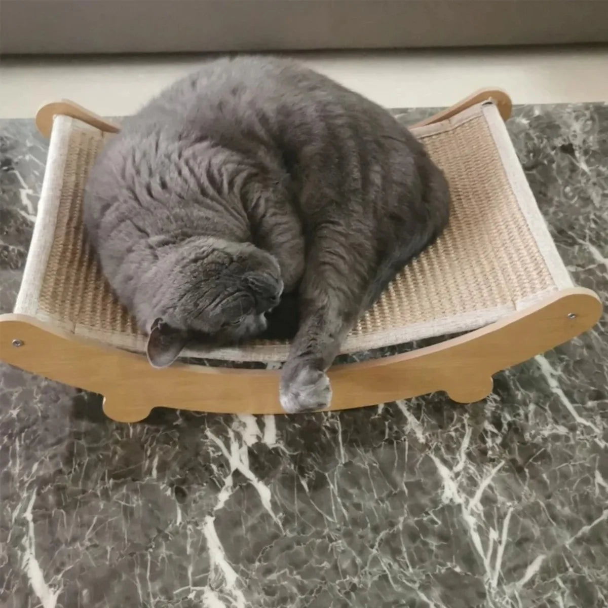 Wooden Cat Scratching Pads Multifuction Cats Sleeping Bed Detachable Wear-Resistant Cat Scratch Board Kitten Grinding Cats Toys