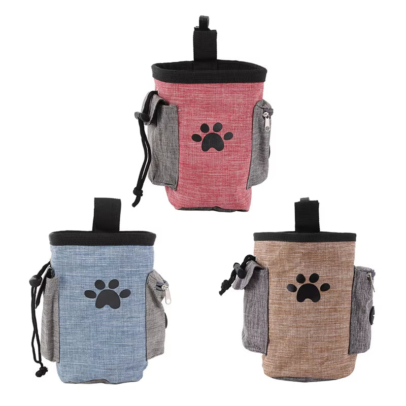 Dog Treat Pouch Dog Training Pouch Bag with Waist Shoulder Strap Poop Bag Dispenser Treat Training Bag for Treats Pet Toys