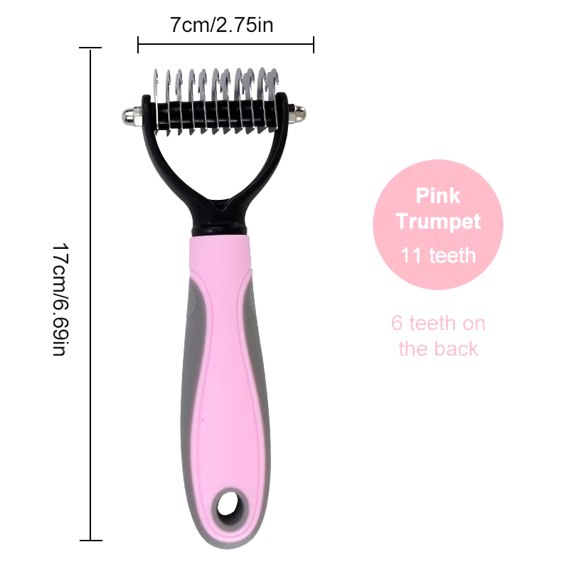 Dog Brush Pet Dog Hair Remover Cat Comb Grooming and Care Brush for Matted Long Hair and Short Hair Curly Dog Supplies Pet Items