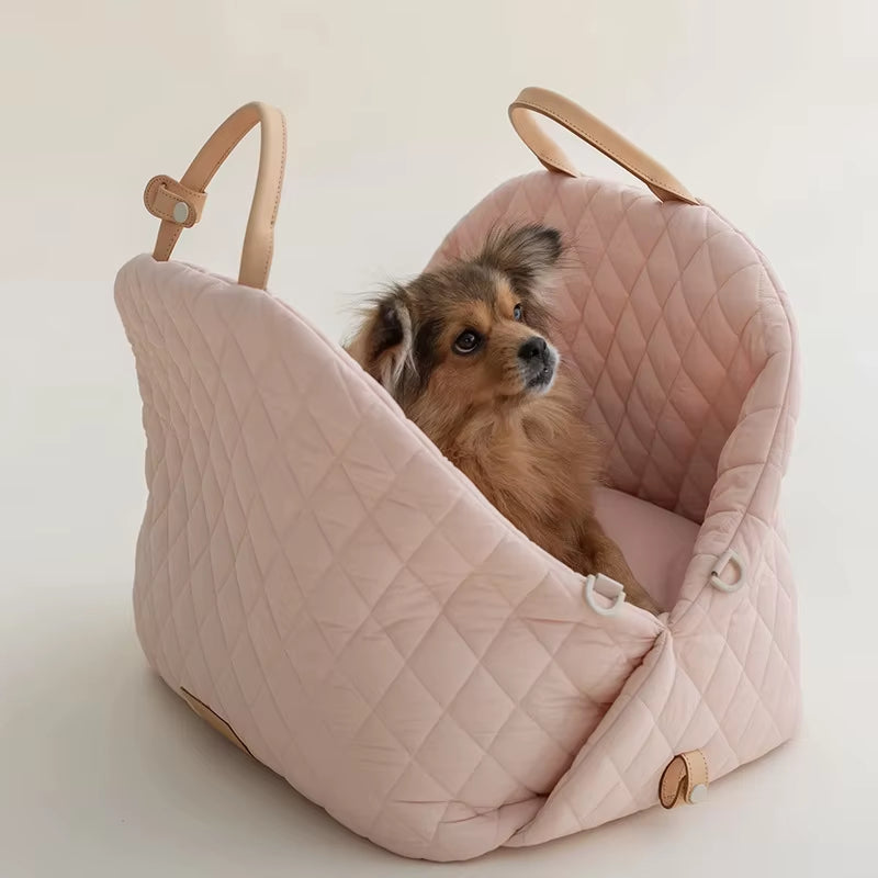 New Style Casual Fashion Luxury Pet Dog Cat Carrying Tote Bag Dog Car Carrier Booster Seat Pet Carriers