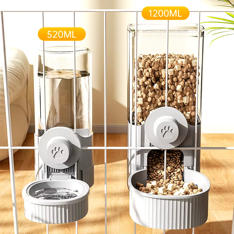 Suit Pet Hanging Water Dispenser Cat Automatic Feeder Dog Hanging Cage Drinking Water and Eating Supplies Cat Bowl Dog Food Bowl