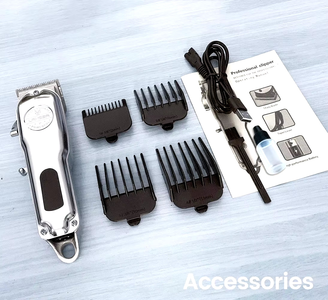 Professional Dog Hair Clipper All Metal Rechargeable Pet Trimmer Cat Shaver Cutting Machine Puppy Grooming Haircut Low Noice