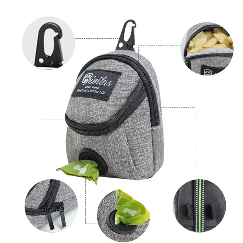 Portable Training Treat Outdoor Pet Dog Treat Pouch Puppy Snack Reward Waist Bag Poop Bag Dog Carriers Bags